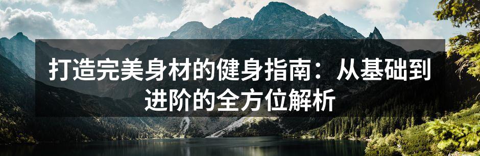 打造完美身材的健身指南：从基础到进阶的全方位解析