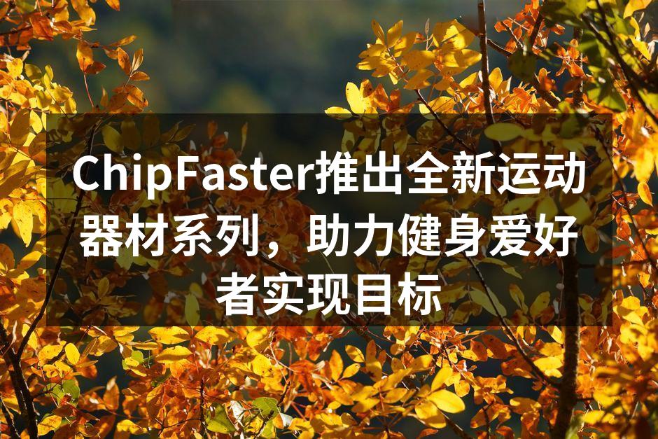 ChipFaster新款智能跑步机